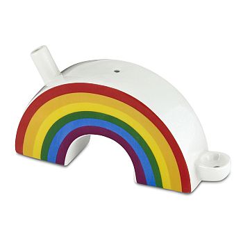 Fashion Craft Ceramic Rainbow Pipe
