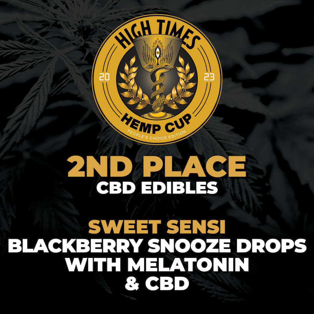 Sweet Sensi Blackberry Snooze Drops with Melatonin and CBD
