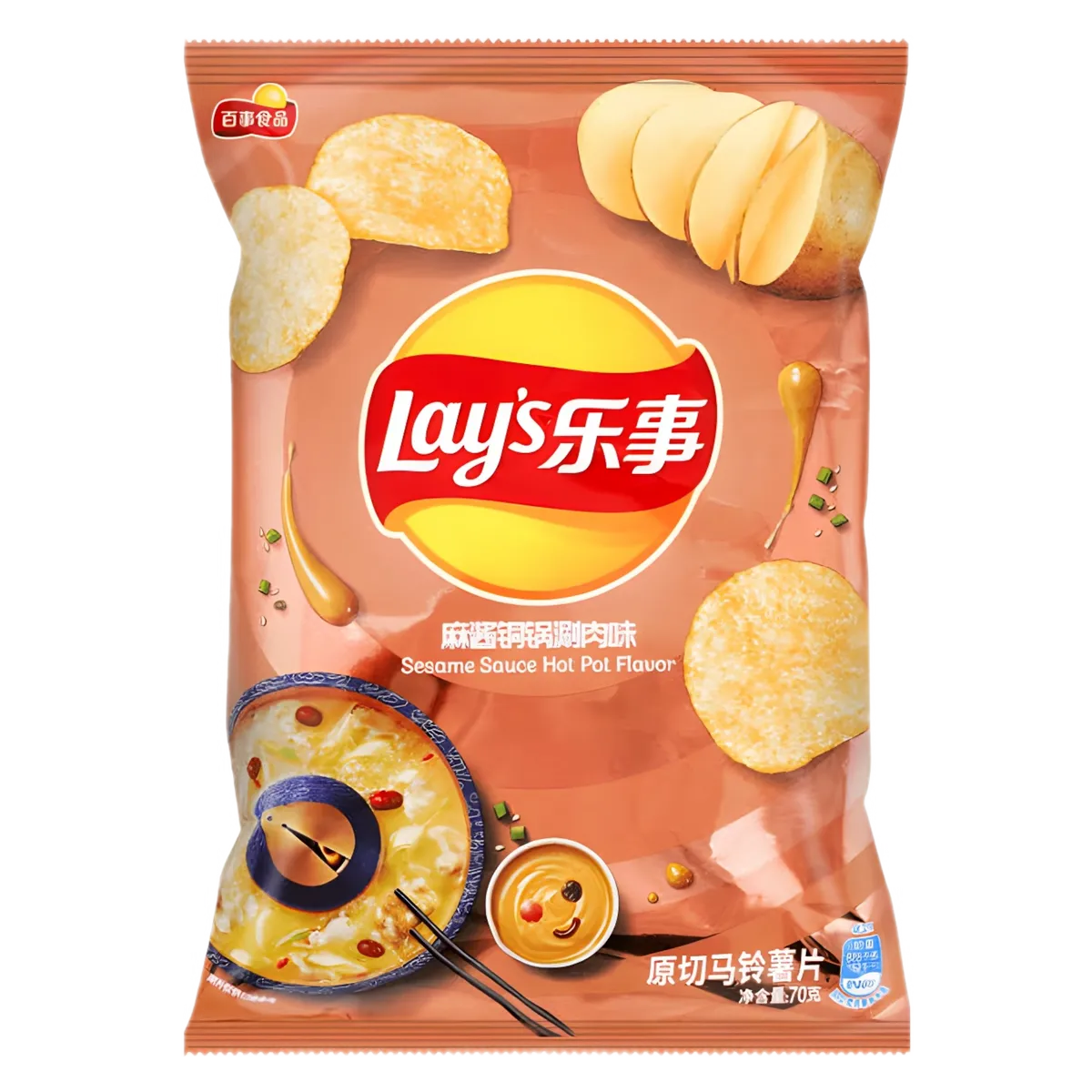 Exotic Lays Sesame Sause Hot Pot Flavor