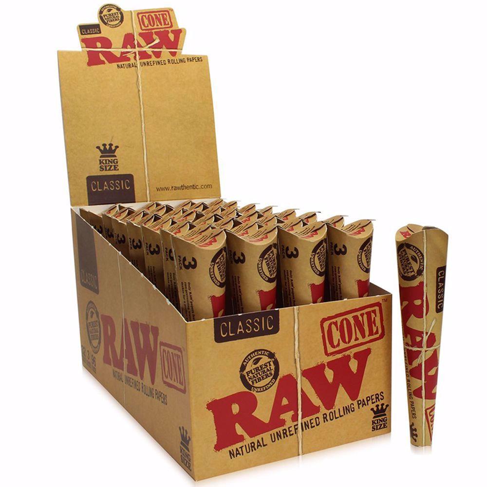 RAW Classic King Size Cones 3 Pack