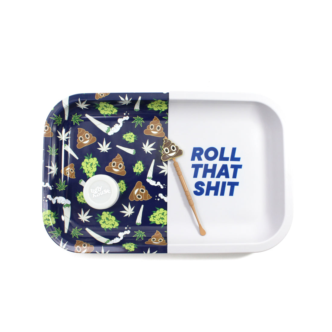 Ugly House 4PC Dab Kit w Rolling Tray