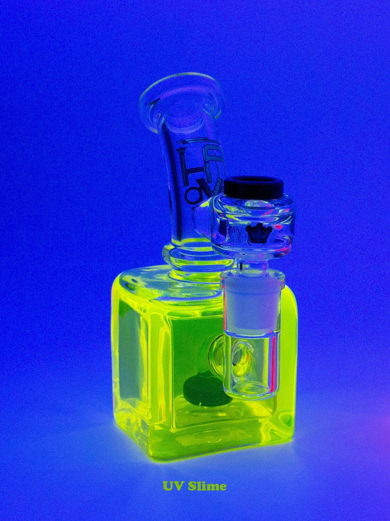 Krave Glass Freezable Glycerin Cube Rig