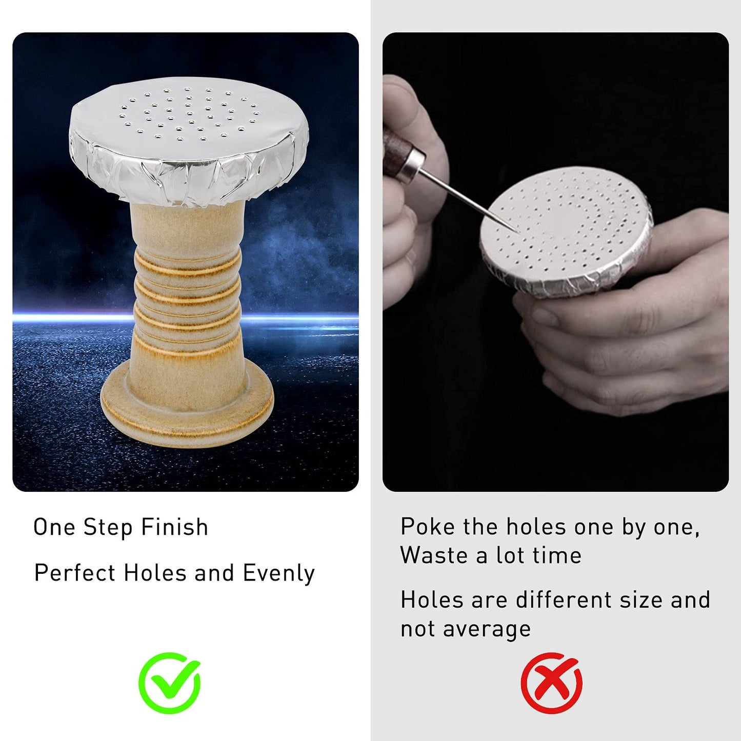 Zebra Smoke Hookah Foil 100pk