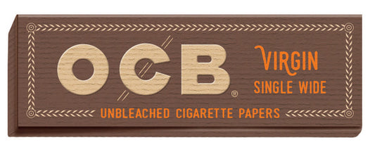 OCB Virgin 1¼ Single Wide Rolling Papers