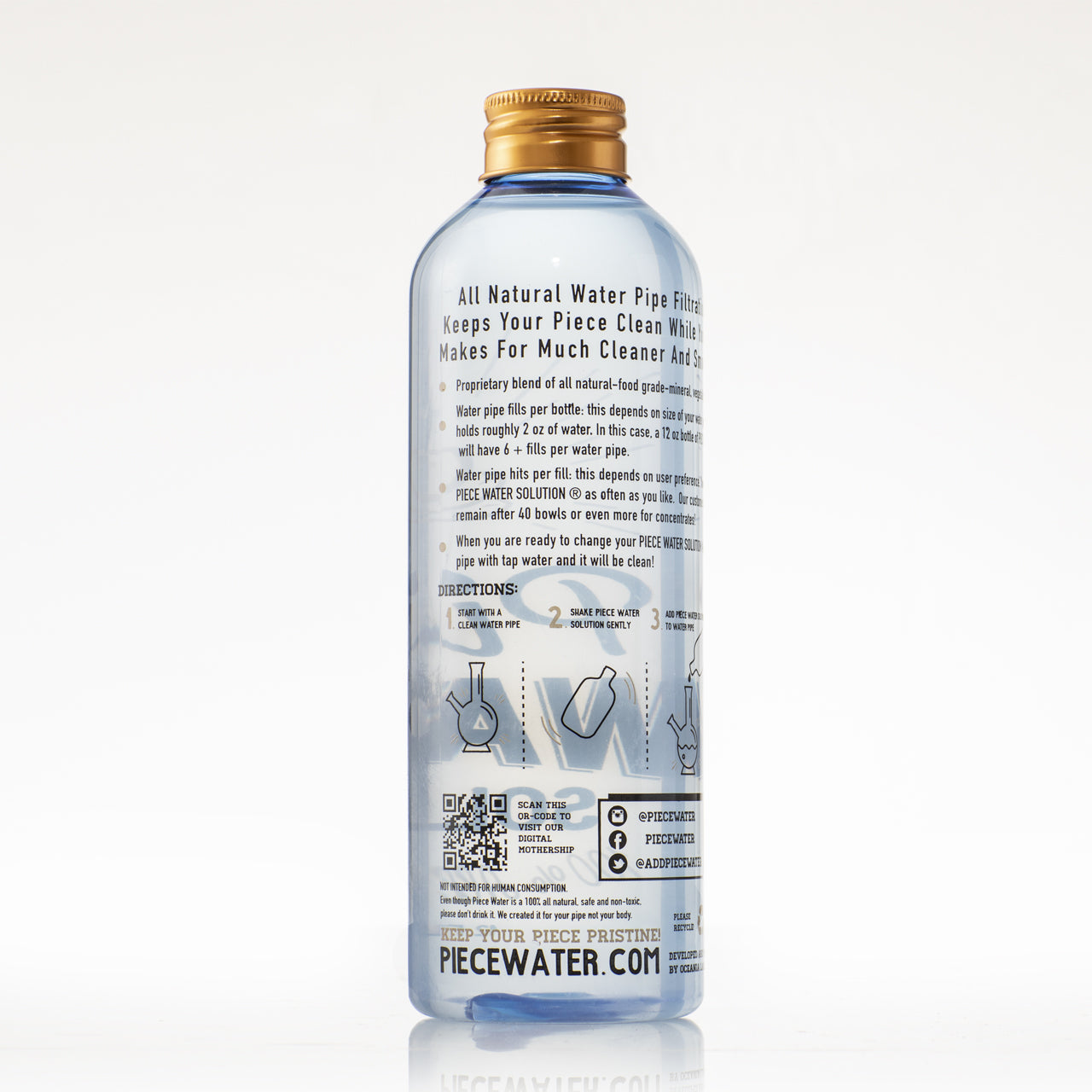 Piece Water Solution 12oz