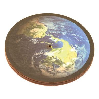 Wooden Round Earth Stick Incense Holder