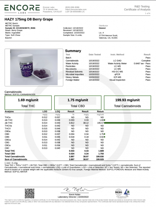Hazy Extrax 3500mg Live Resin Gummies (HXY-11 THC, Delta 10, THCB, PHC, D8)