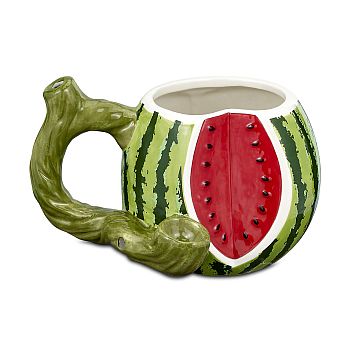 Fashion Craft Ceramic Watermelon Mug Pipe