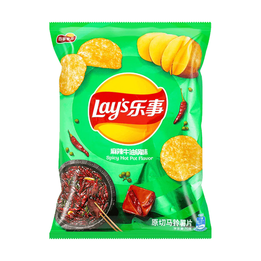 Exotic Lays Spicy Hot Pot Flavor