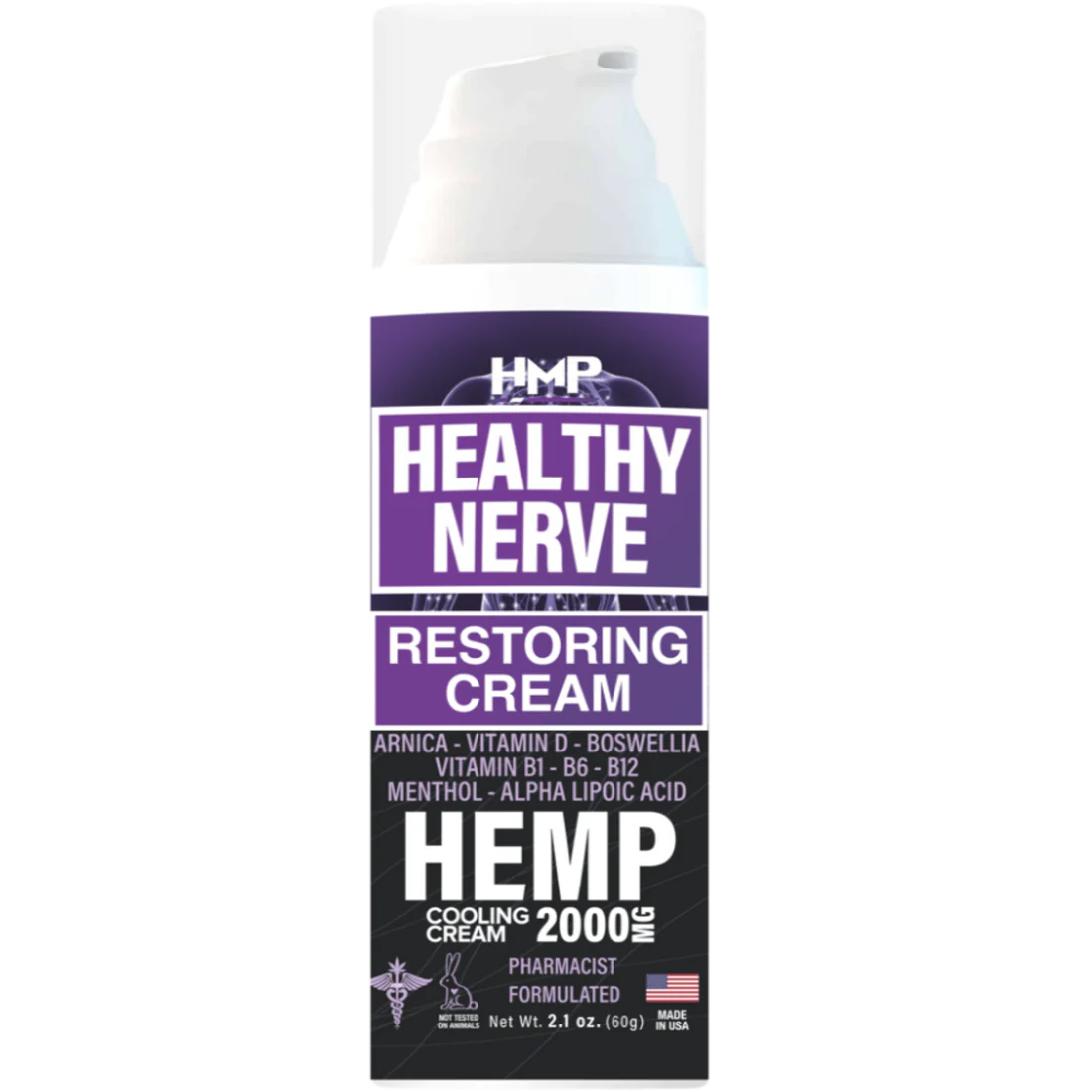 HMP Brands Healthy Nerve Restoring Hemp Cream