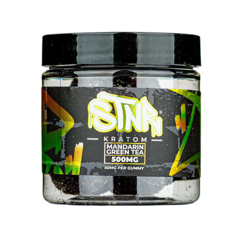 STNR Kratom Gummies Mandarin Green Tea Flavored