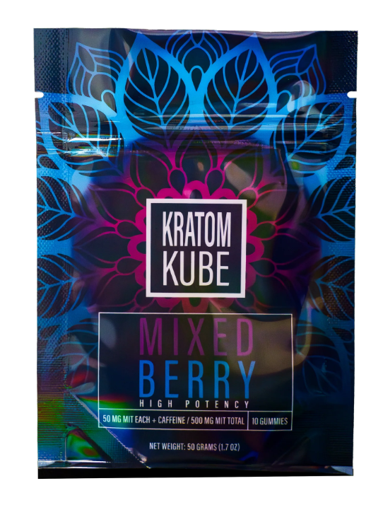 Kratom Kube High-Potency Kratom Extract Gummies 10ct