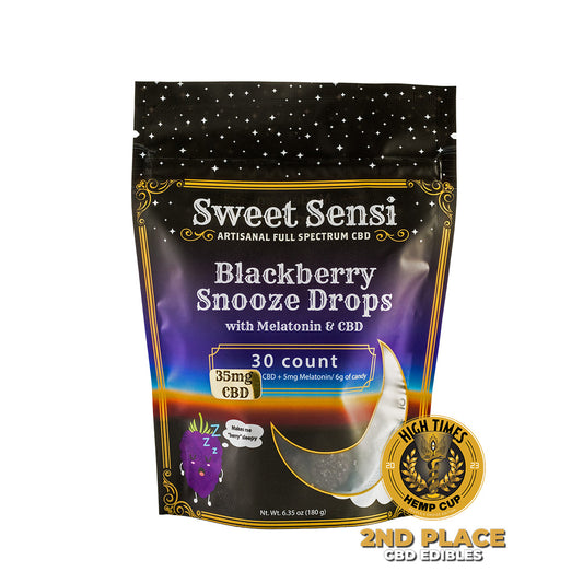 Sweet Sensi Blackberry Snooze Drops with Melatonin and CBD