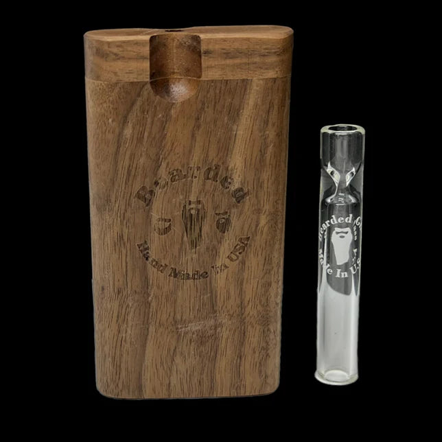 Bearded Glass Short Chillum Dugout