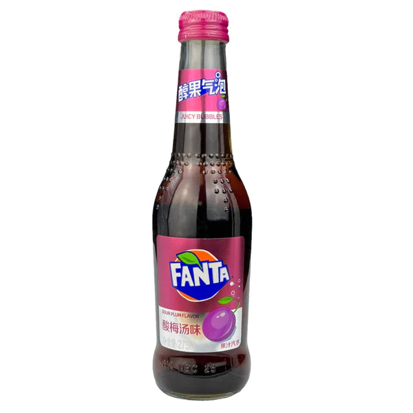 Exotic Glass Bottle Fanta Sour Plum