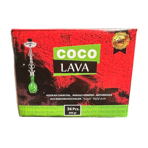 Coco Lava Hookah Charcoal 36pc