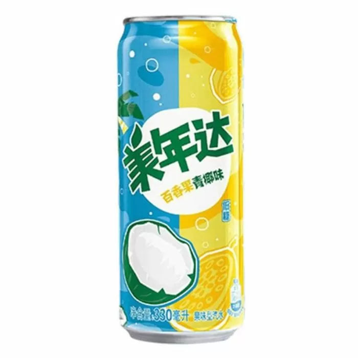 Exotic Mirinda Passion Fruit & Coconut Can 330ml