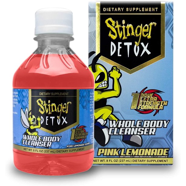 Stinger Detox Whole Body Cleanser 1 Hour Extra Strength Drink 8 FL OZ