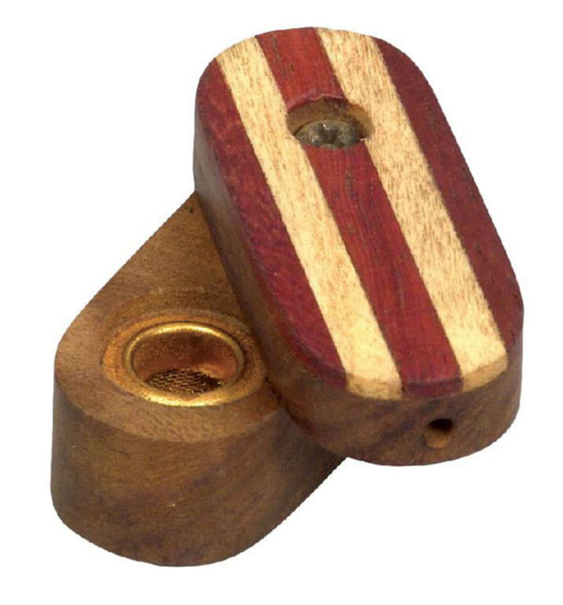 AFG Distribution Tri-Tone Wood Pipe w/ Swivel Cover & Screen