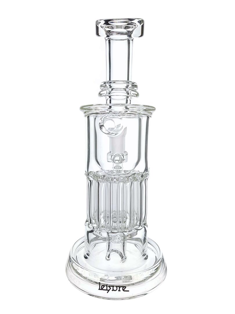 Leisure Glass Clear Pillar Incycler Rig