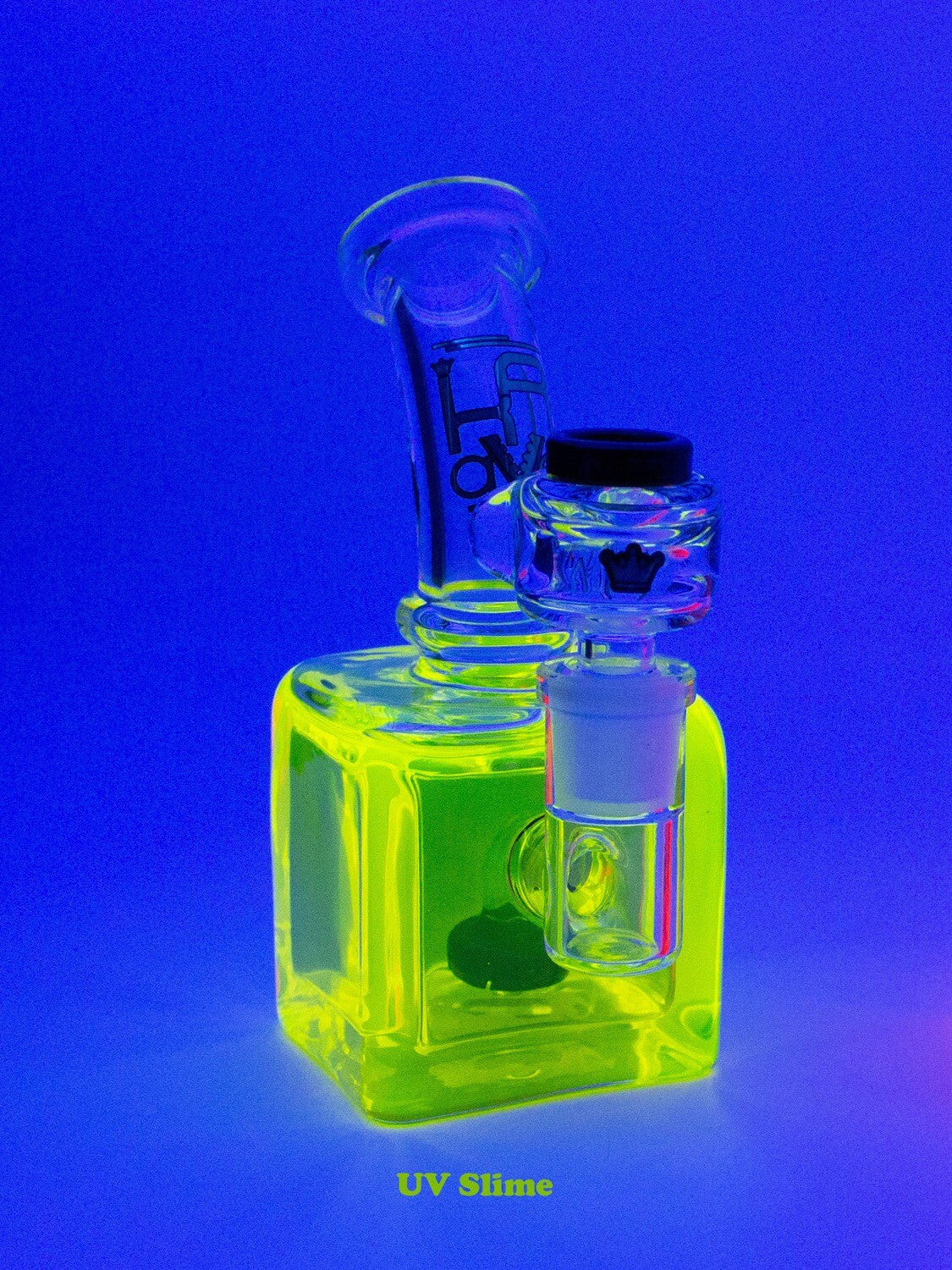 Krave Glass Freezable Glycerin Cube Rig