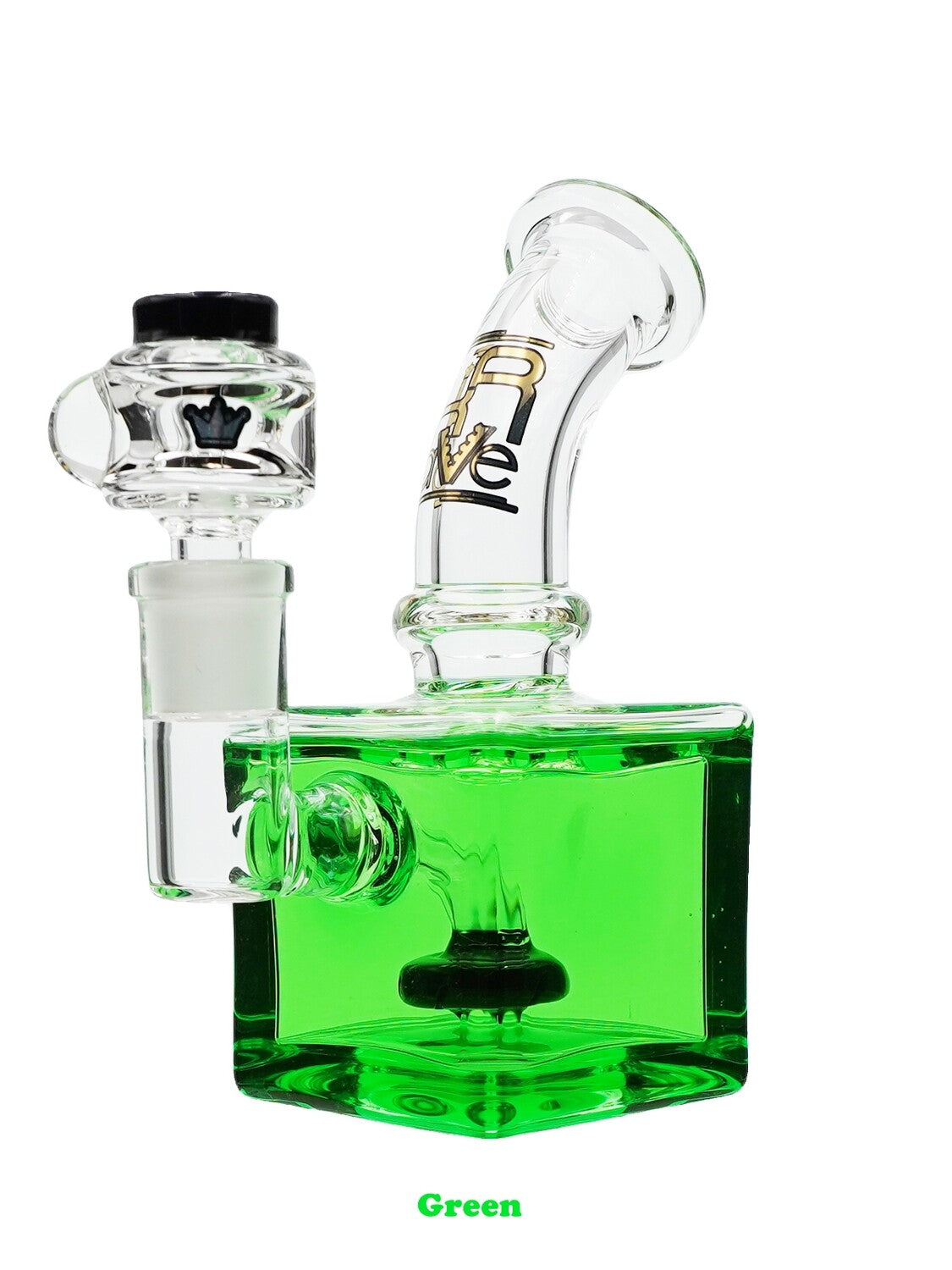 Krave Glass Freezable Glycerin Cube Rig