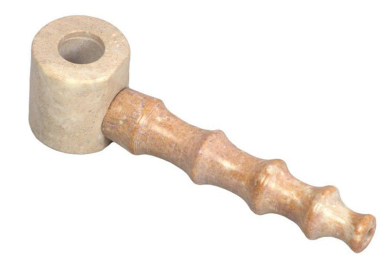 AFG Distribution Marble-Colored Stone Pipe w/ Removable Bowl