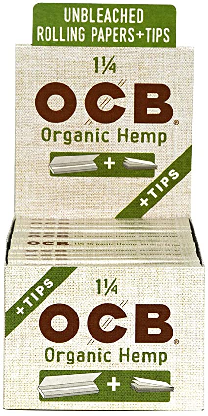 OCB Organic 1 1/4 Size Rolling Paper w/tips