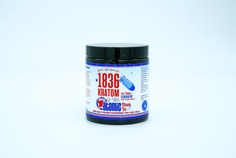 1836 Kratom 1/2 Pound Powered Kratom Jar