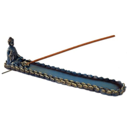 Wild Berry Blue Buddha Boat Incense Burner