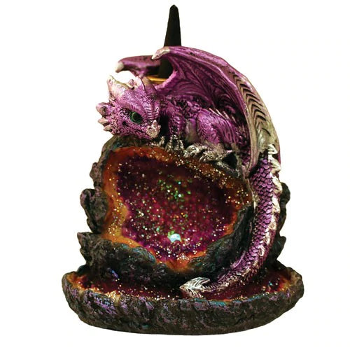 Backflow Magic Baby Dragon LED Incense Burner