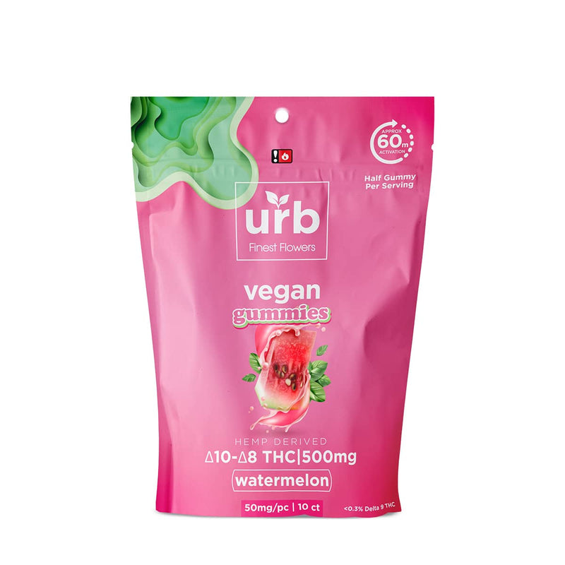 Urb Extrax Delta 8 & Delta 10 Vegan Gummies 500mg