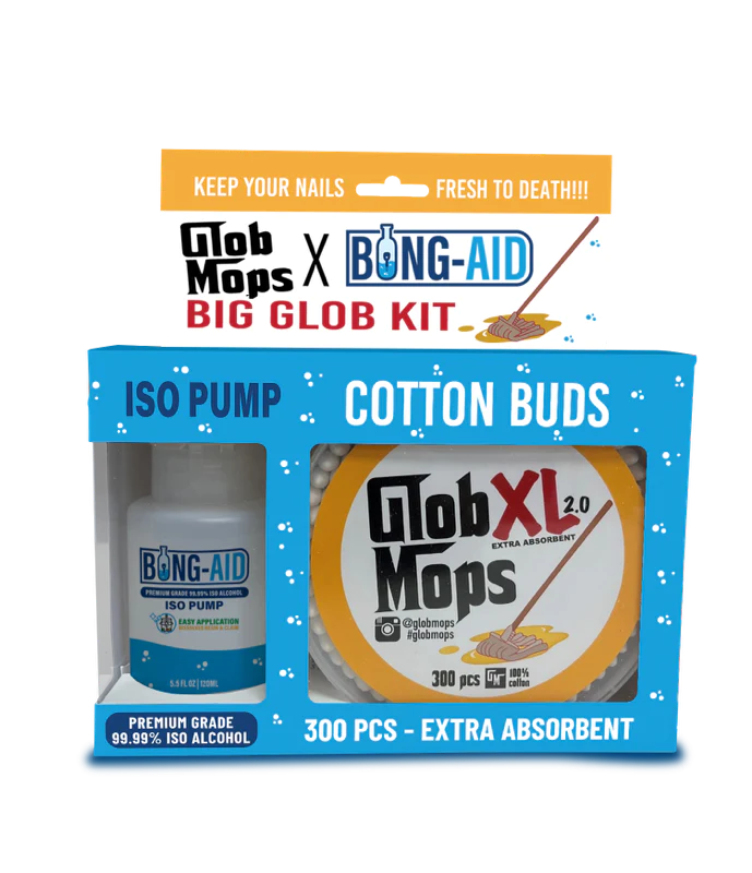 Glob Mops x Bong Aid 99.99% ISO Pump Bottle Big Glob Kit