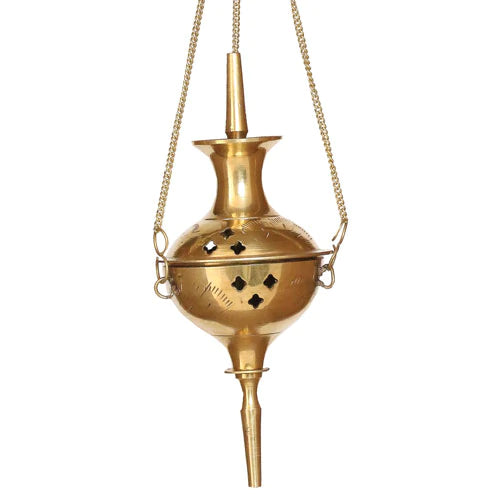 Large Hanging Brass Bowl