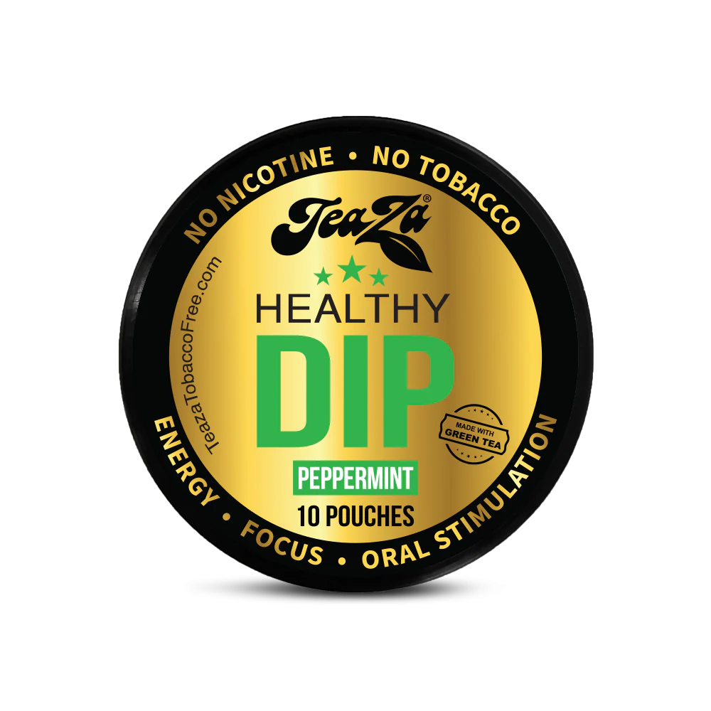 TeaZa Peppermint Flavored Healthy Dip Pouches