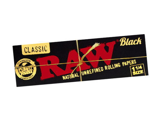 RAW Black Rolling papers 1¼ Size
