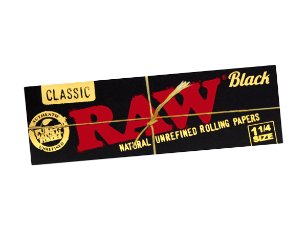 RAW Black Rolling papers 1¼ Size