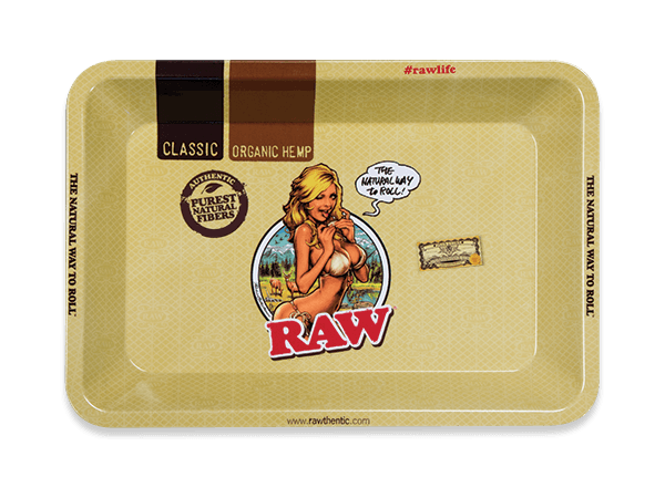 RAW Girl Rolling Tray | Size - Small | Designed by Famous Japanese Artist  Rockin' Jelly Bean