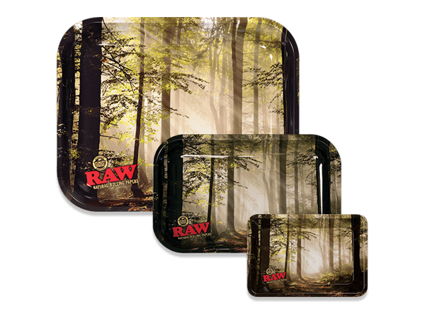 RAW Smokey Forest Rolling Trays