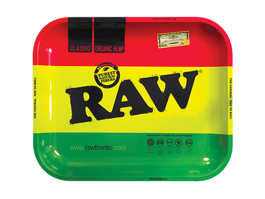 RAW Rasta Rolling Tray