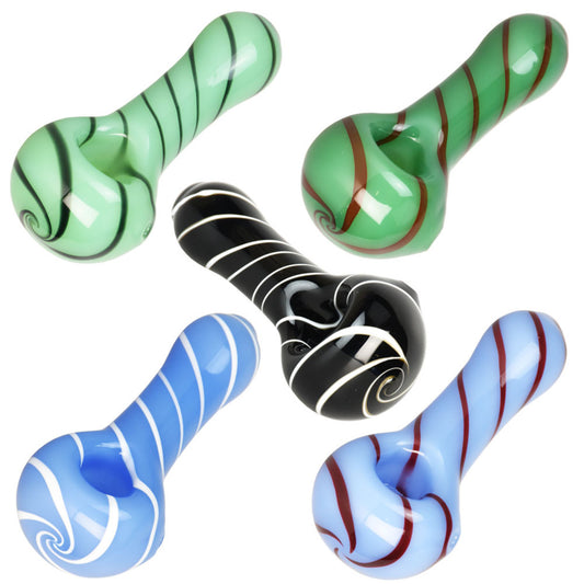 AFG Distribution Single Line Swirl Glass Handpipe