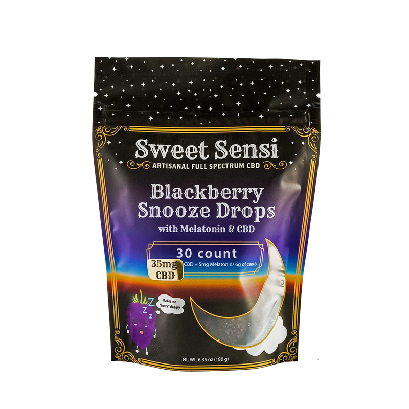 Sweet Sensi Blackberry Snooze Drops with Melatonin and CBD