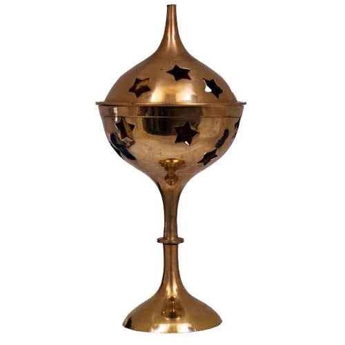 WIld Berry Tall Standing Brass Burner