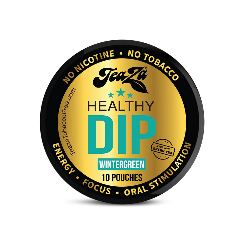 TeaZa Wintergreen Flavored Healthy Dip Pouches