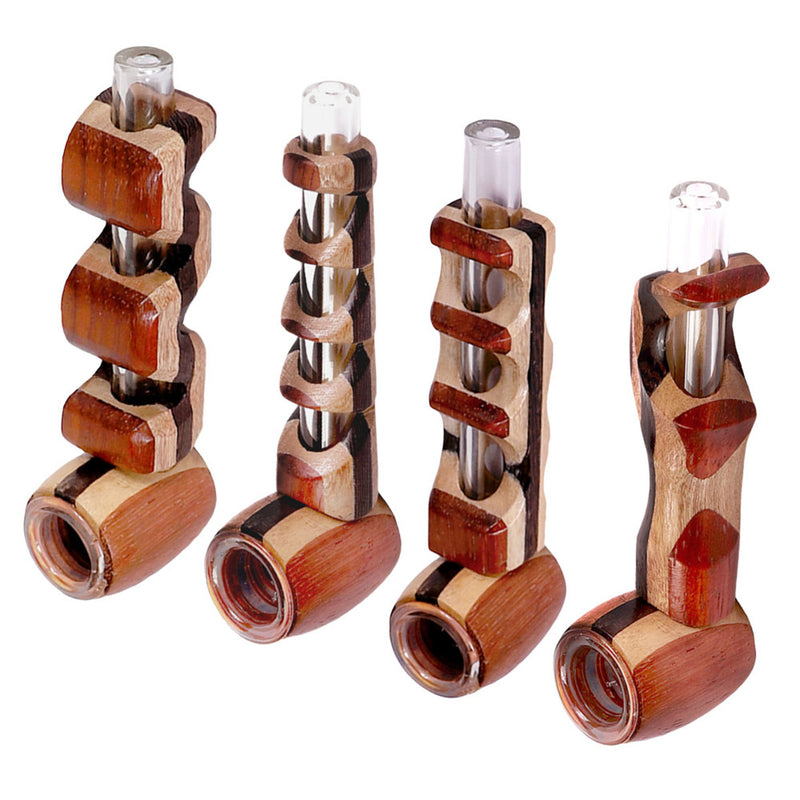 AFG Distribution Laminated Wood & Glass Hybrid Pipe