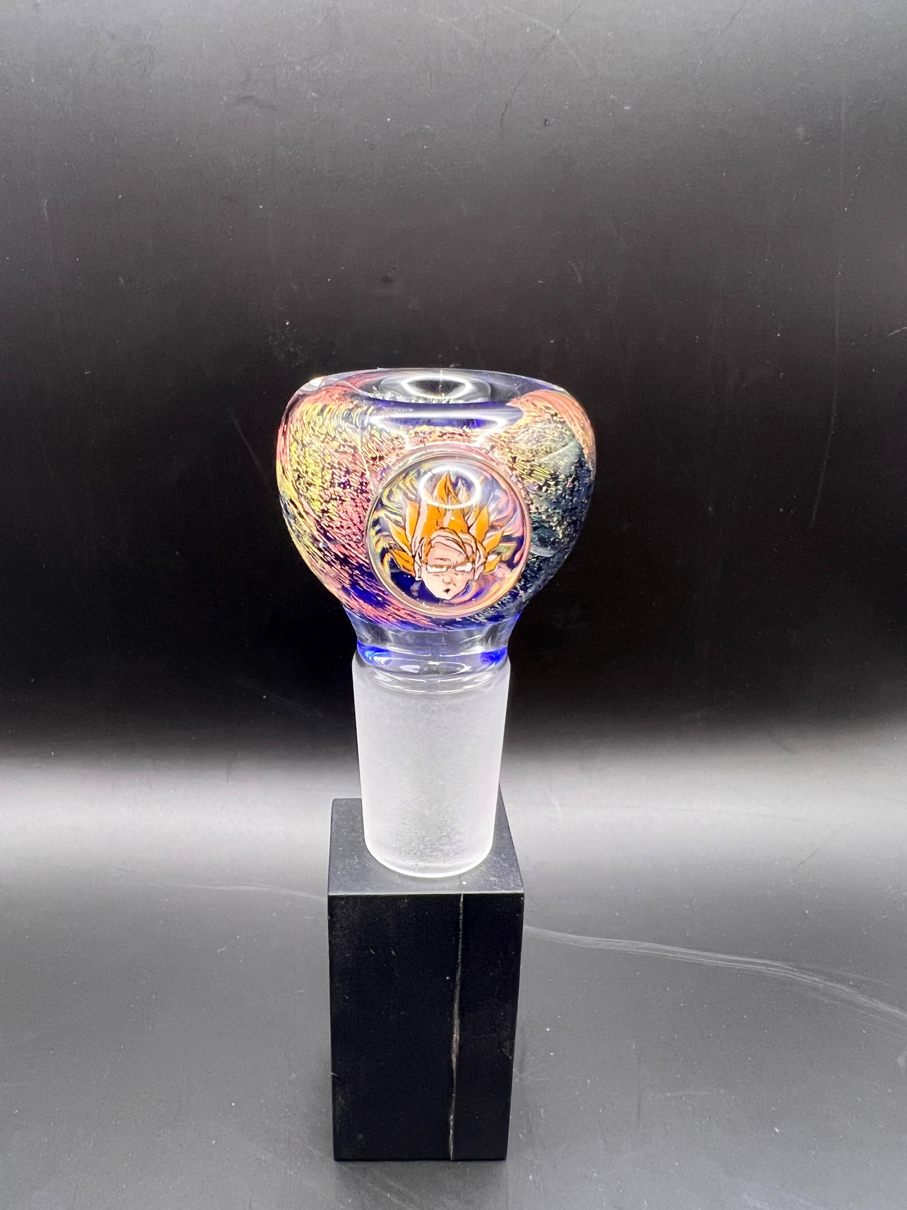 Keys Glass Flower Bowl w/ Encased Millie