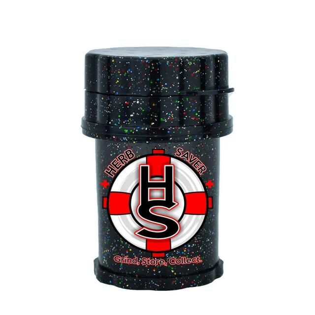 Mini Glitter Herb Saver Grinder 1.5" X 2.5" Herb Grinder (Various Colors)