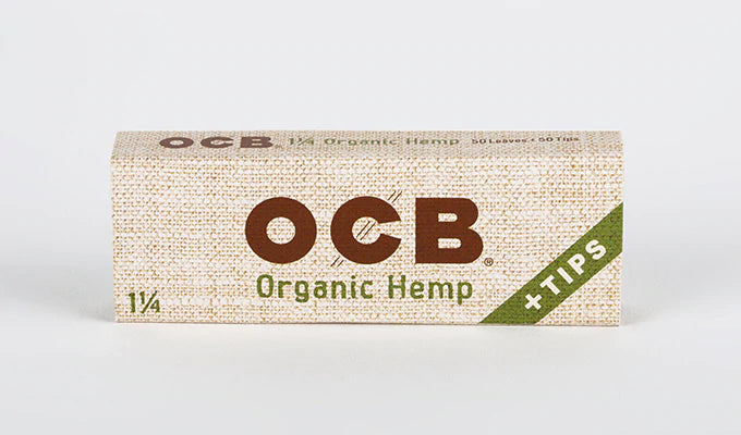 OCB Organic 1 1/4 Size Rolling Paper w/tips