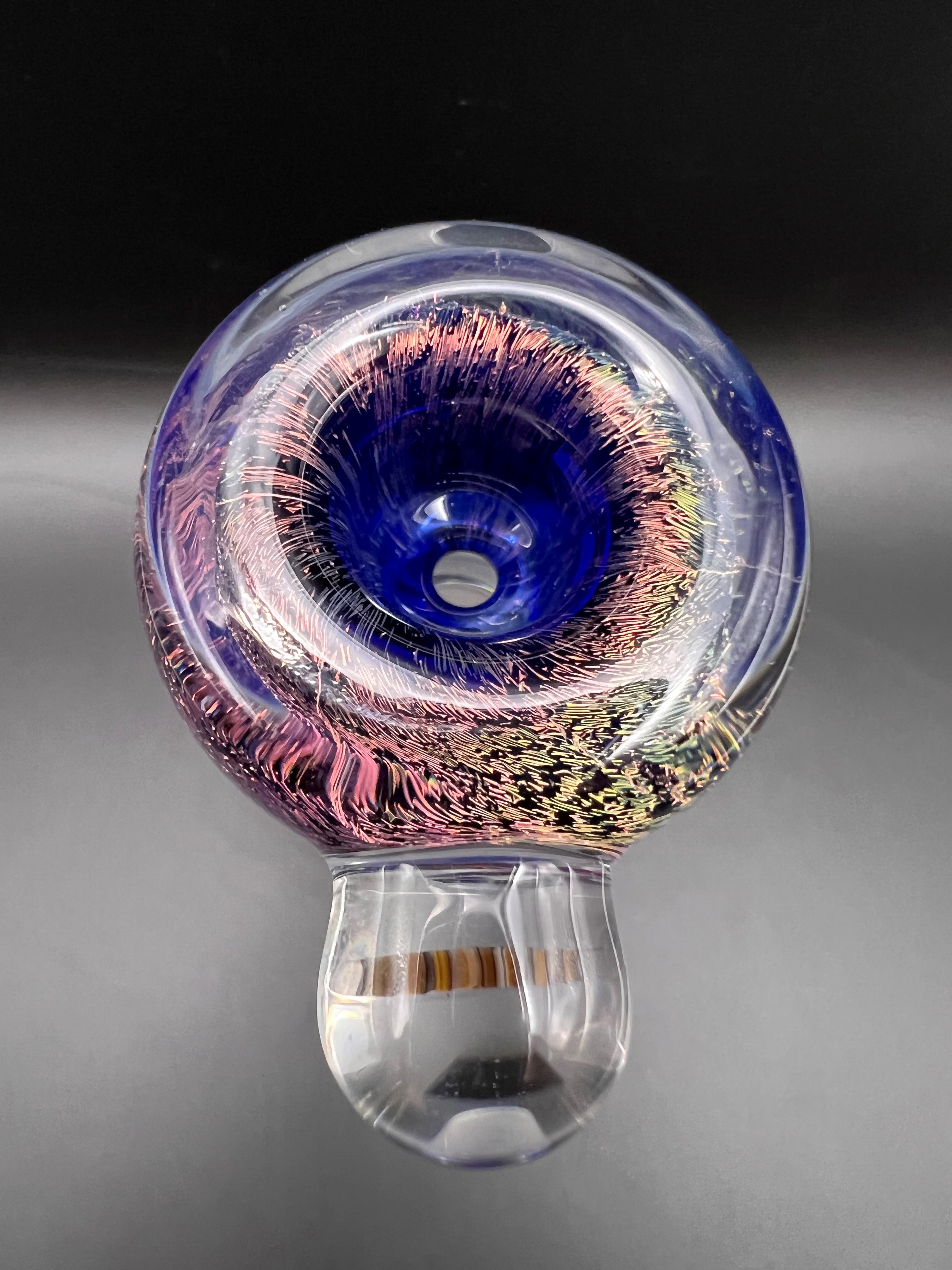 Keys Glass Flower Bowl w/ Encased Millie