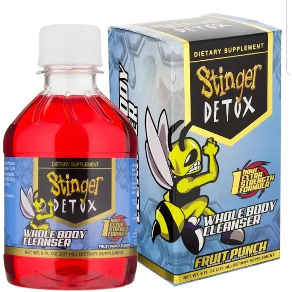 Stinger Detox Whole Body Cleanser 1 Hour Extra Strength Drink 8 FL OZ